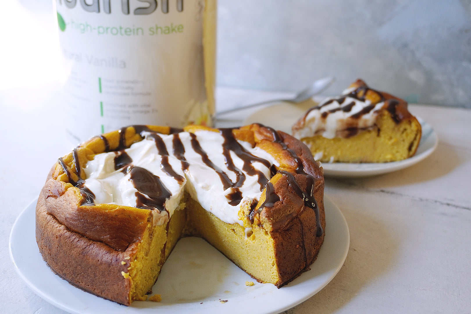 YOGURT AND PROTEIN CARROT CAKE