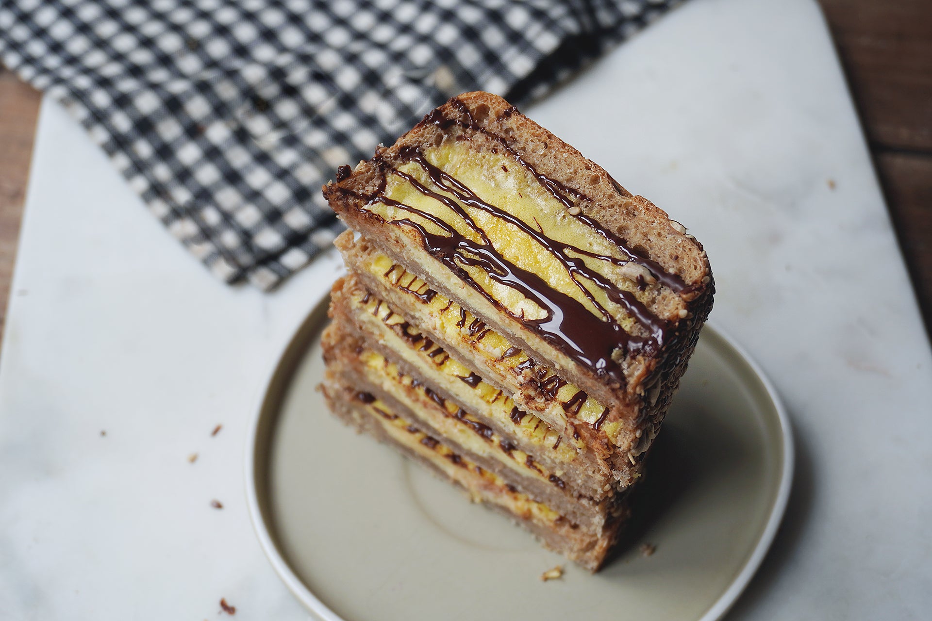 BANANA NUTS WITH SWEET MILK