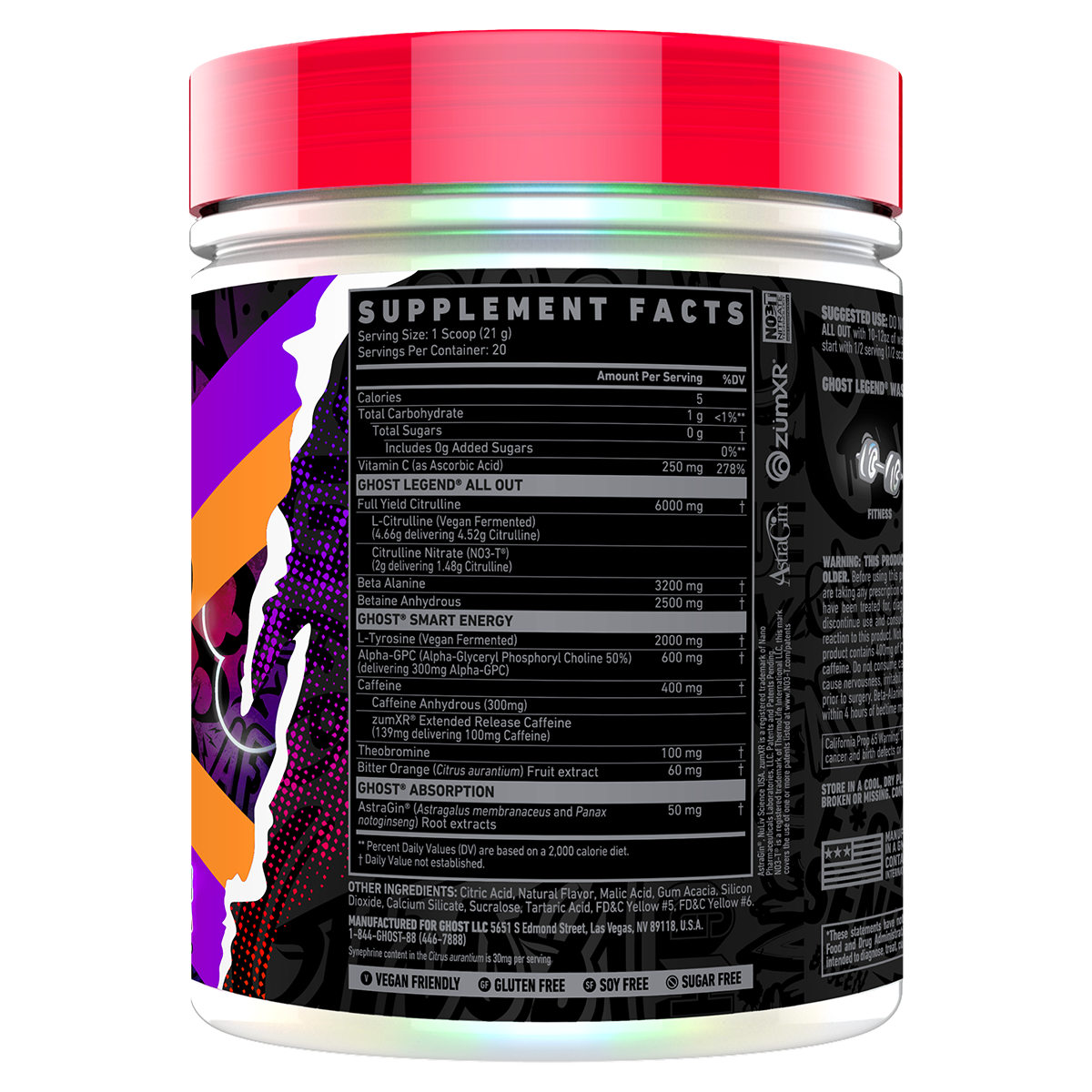 Ghost® Pre-Workout Legend All Out
