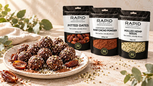 Cacao, Date and Hemp Energy Bites
