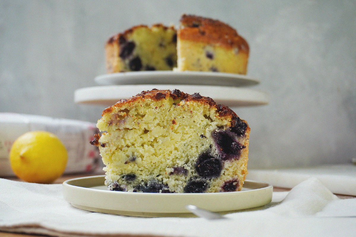 BLUEBERRY LEMON CHEESECAKE