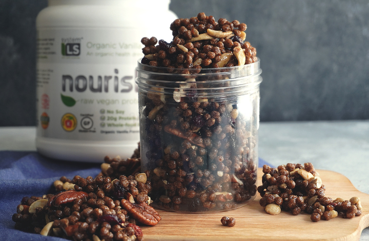 HOMEMADE GRANOLA WITH CEREALS