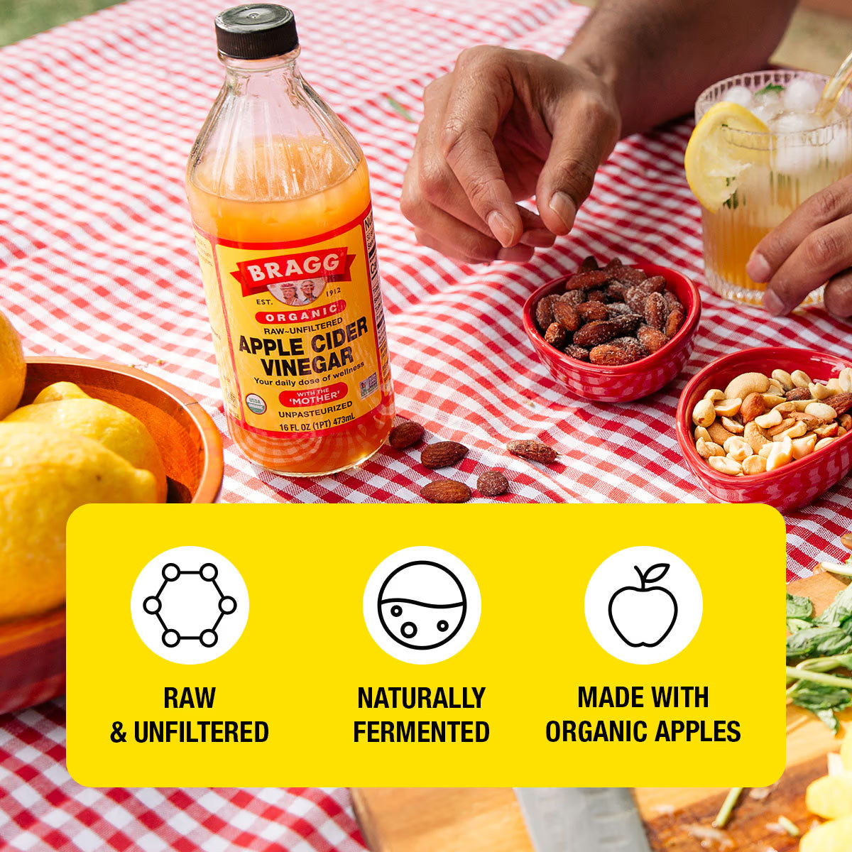 BRAGG ORGANIC APPLE CIDER VINEGAR