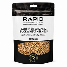 Buckwheat Kernels Organic - 550 g - Rapid Nutrition Pantry pouch