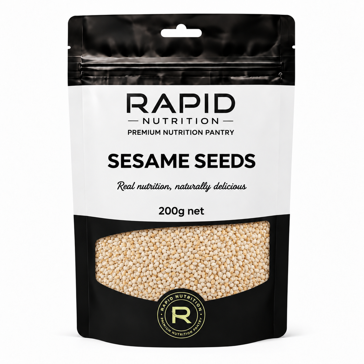 Sesame Seeds - 200 g - Rapid Nutrition Pantry pouch
