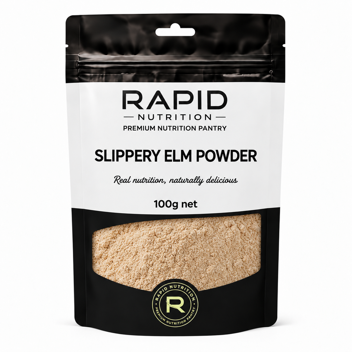 Slippery Elm Powder - 100 g - Rapid Nutrition Pantry pouch