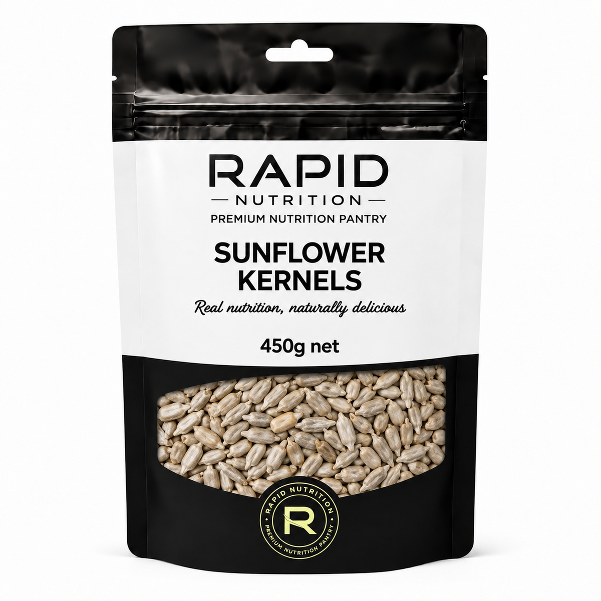 Sunflower Kernels - 450 g - Rapid Nutrition Pantry pouch