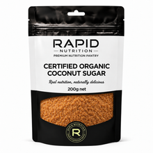 Coconut Sugar Organic - 200 g - Rapid Nutrition Pantry pouch
