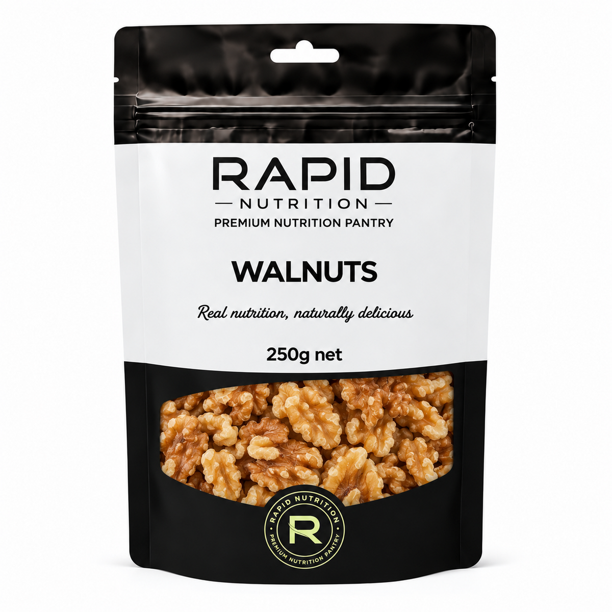 Walnuts - 250 g - Rapid Nutrition Pantry pouch