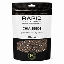 Chia Seeds - 500 g - Rapid Nutrition Pantry pouch