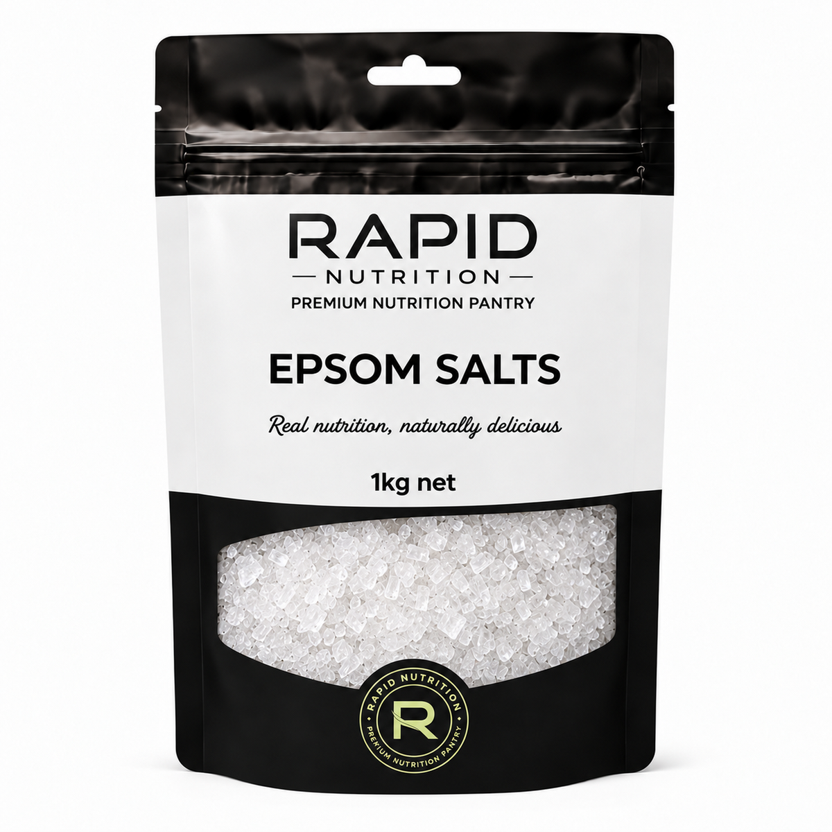Epsom Salts - 1 kg - Rapid Nutrition Pantry pouch