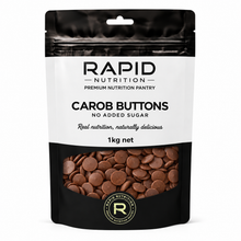Carob Buttons - 1 kg - Rapid Nutrition Pantry pouch