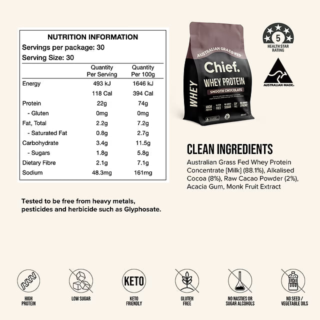 Chief Whey Protein 900g