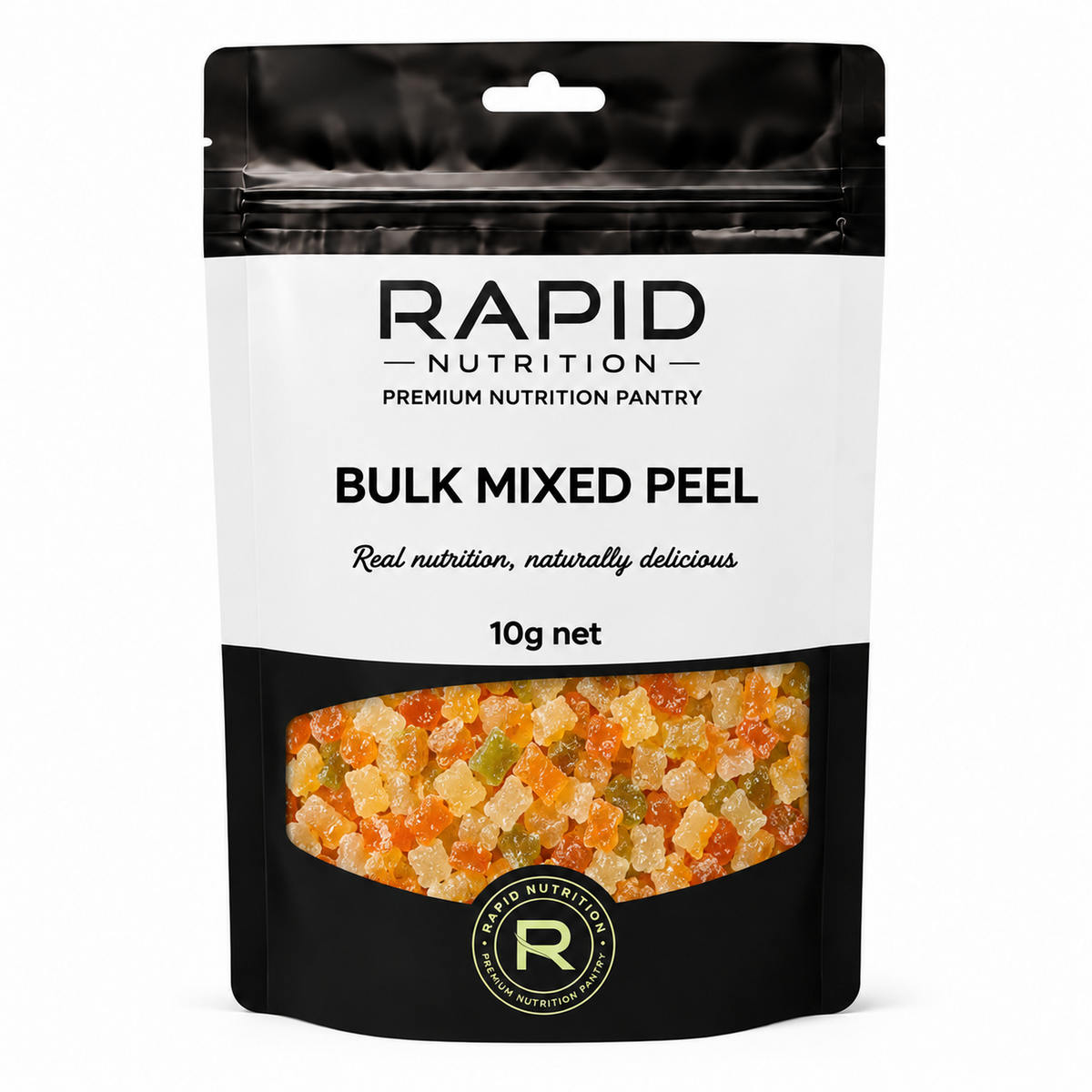 Bulk Mixed Peel - 10 g - Rapid Nutrition Pantry pouch