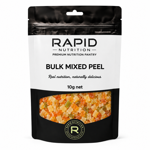 Bulk Mixed Peel - 10 g - Rapid Nutrition Pantry pouch