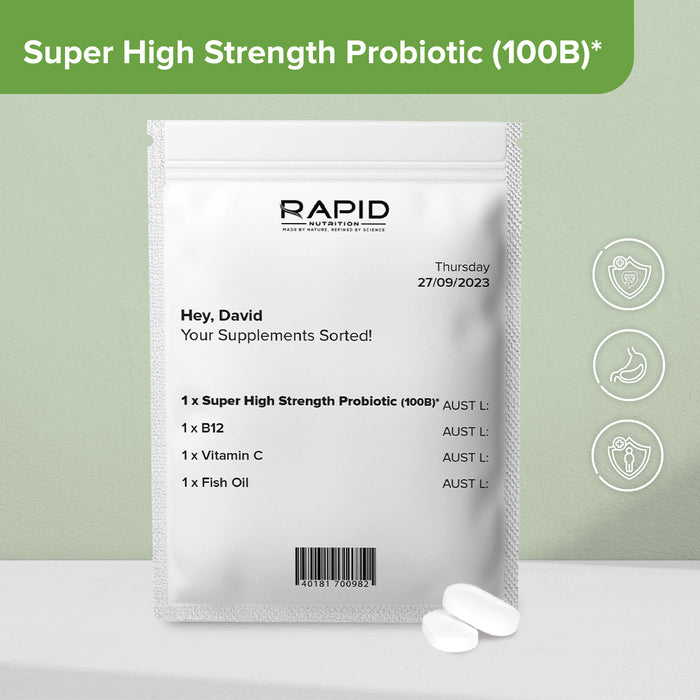 Super High Strength Probiotic (100B) 30 Capsules