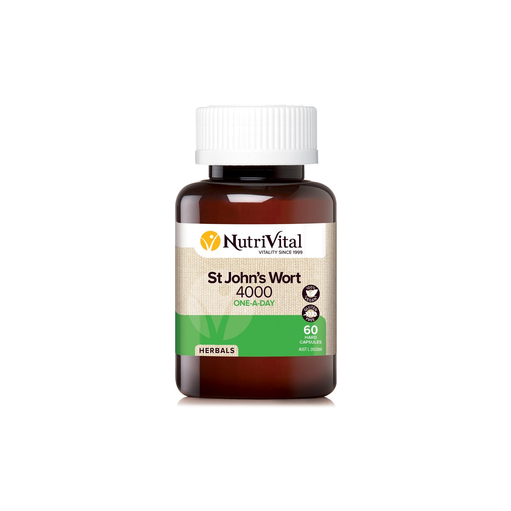 NUTRIVITAL ST JOHNS WORT 4000MG