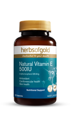 HG NATURAL VITAMIN E 500IU