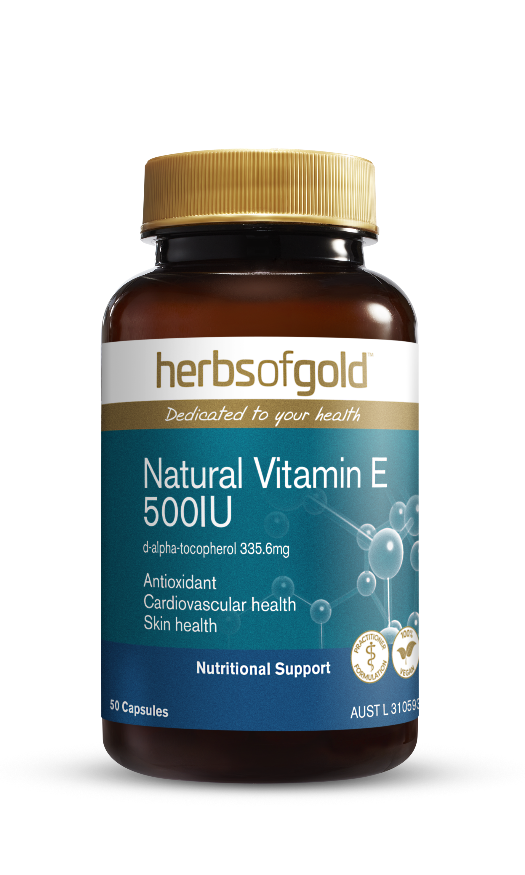 HG NATURAL VITAMIN E 500IU