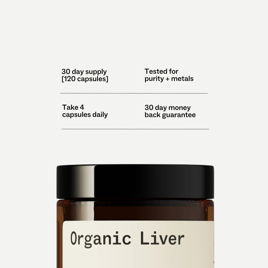 My Way Up Organic Beef Liver Capsules Foundational Daily Nutrition