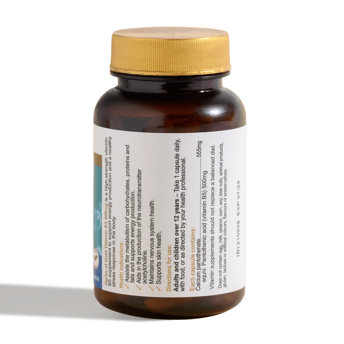 Herbs of Gold™ Vitamin B5 500mg
