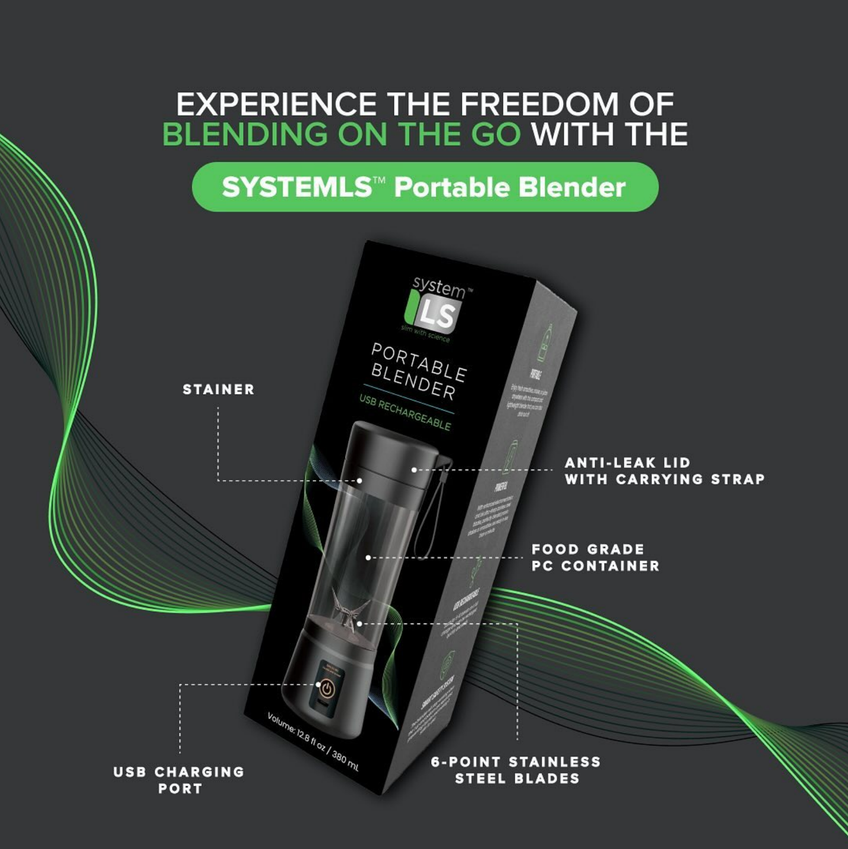 SystemLS™ Portable Blender