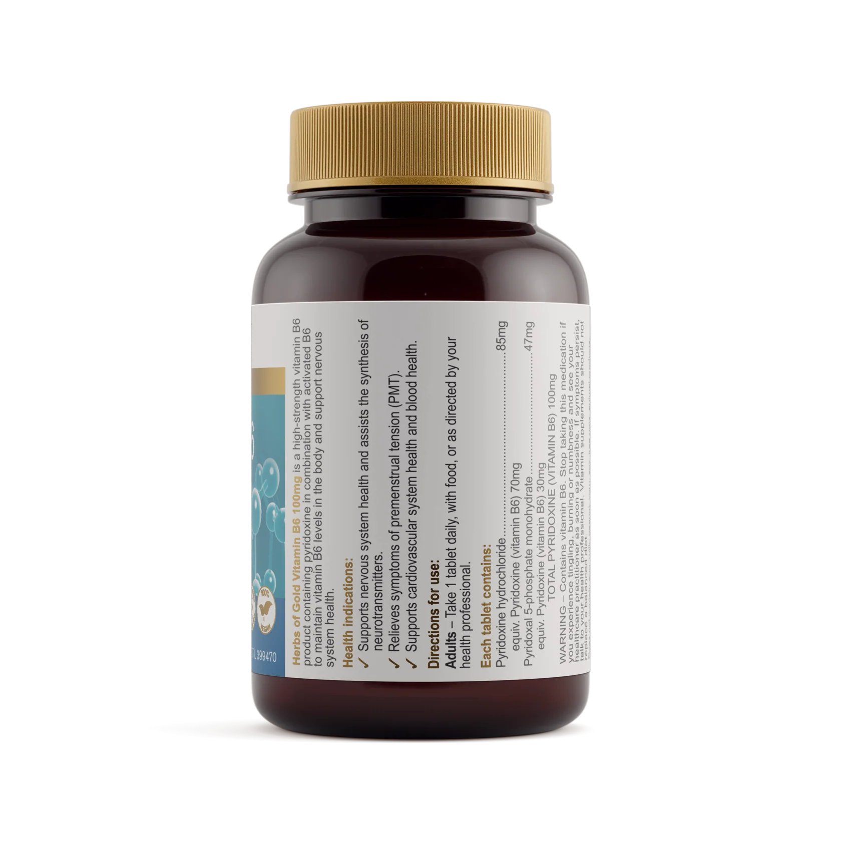 HG VITAMIN B6 100MG