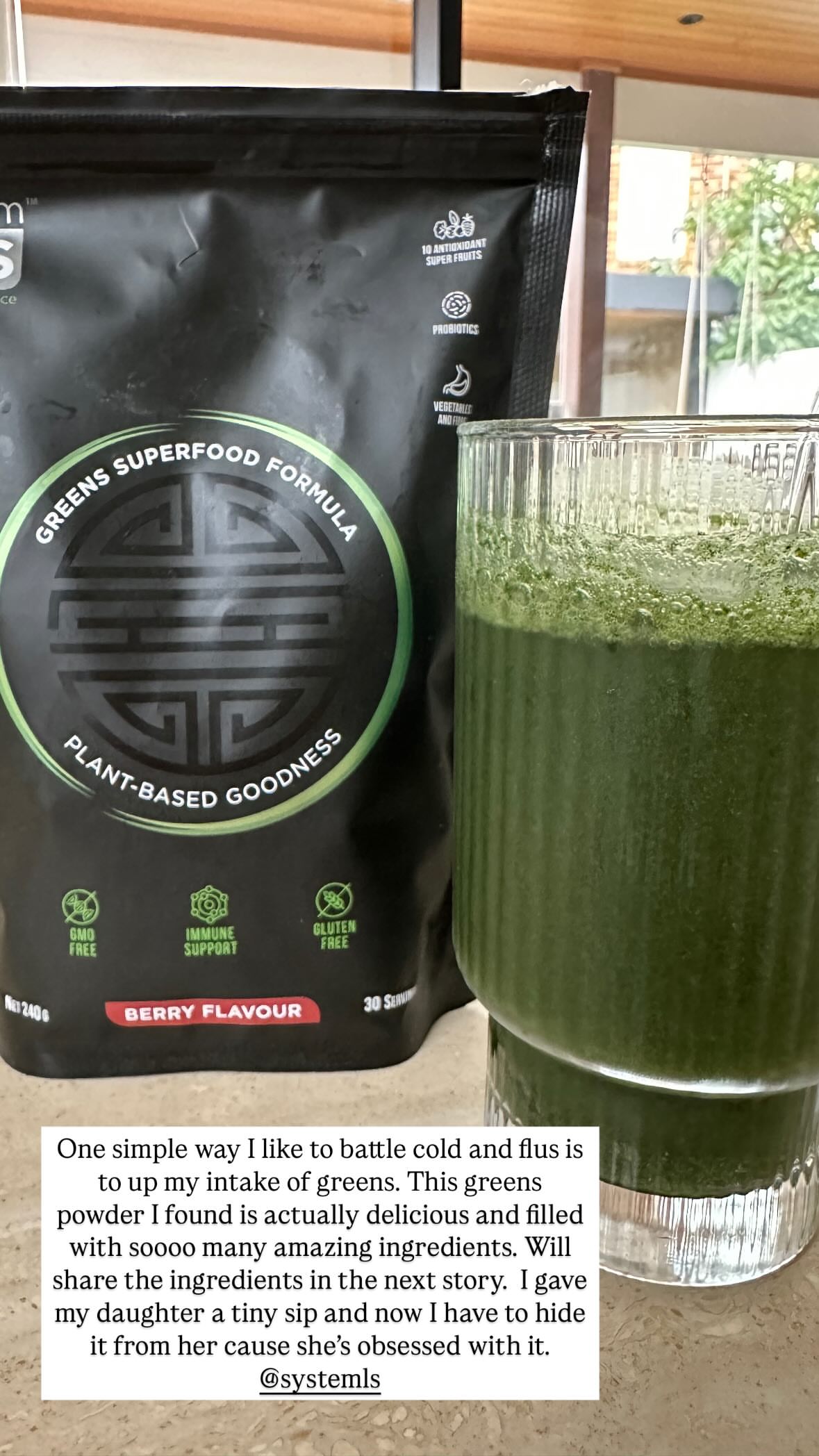 SystemLS™ Greens Organic Superfood