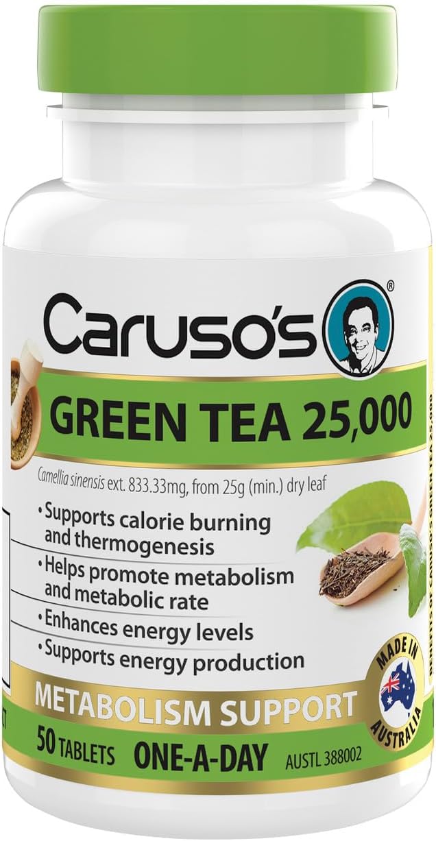 Caruso's® Green Tea 50 Tablets