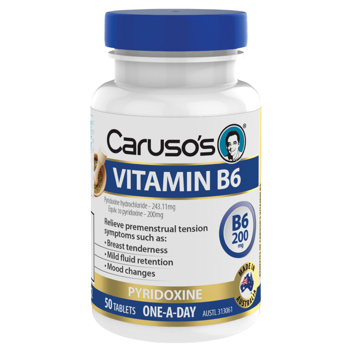 Caruso's® Vitamin B6 50 Tablets