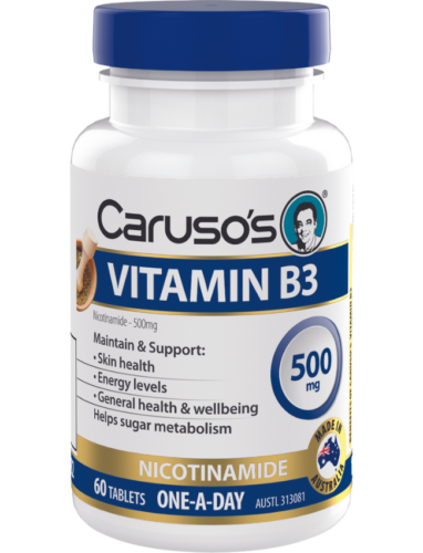 Caruso's® Vitamin B3 60 Tablets