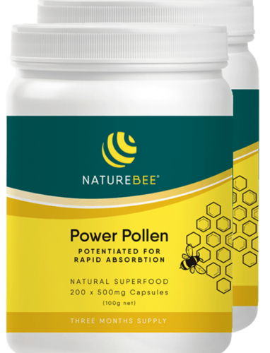 Nature Bee® Power Pollen Twin Pack 6 Months Supply + 1 Month Free + 2 Free Soap