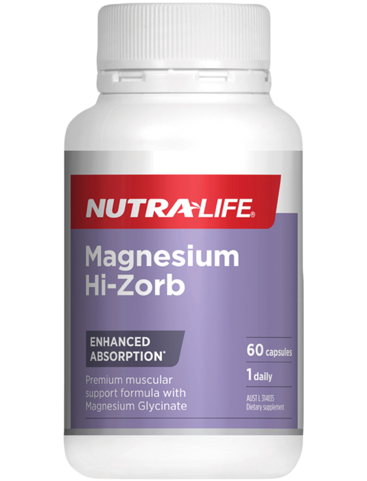 NutraLife® Magnesium Hi-Zorb New 60 Capsules